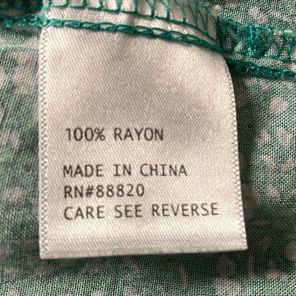 1/2  Jones New York tie sleeve shirt 3x - Picture 9 of 10